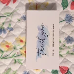 50 Count Multi Color Thank You For Supporting Small Business Thank You Cards New